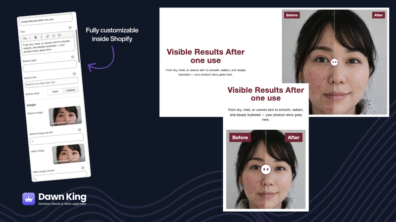 Before & After Image Slider — No Apps Required